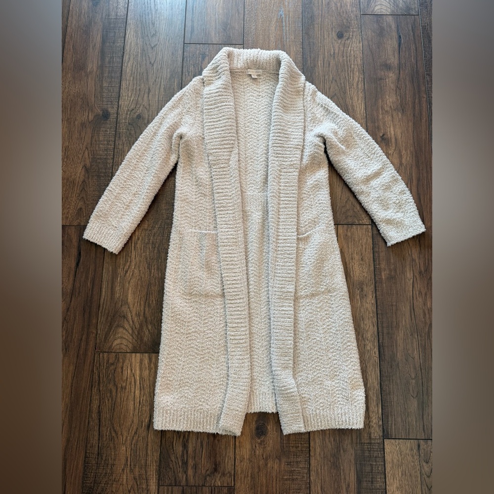 Barefoot Dreams CozyChic Chenille Long Cardigan Size Small